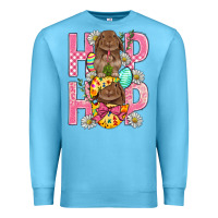 Ocean Blue Hip Hop Easter Premium Sweatshirt - BundleAndBundleShop