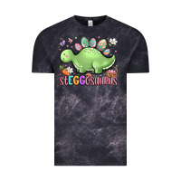 Cloud Black easter stegosaurus delight Vintage Tee - LillyAllenDesigns