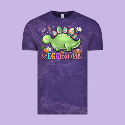 Easter Stegosaurus Delight Vintage Tee Designed By Lillyallendesigns