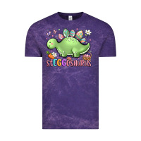 Cloud Purple easter stegosaurus delight Vintage Tee - LillyAllenDesigns
