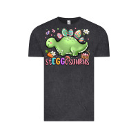 Vintage Black easter stegosaurus delight Vintage Tee - LillyAllenDesigns