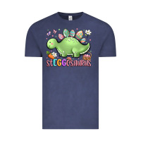 Vintage Denim easter stegosaurus delight Vintage Tee - LillyAllenDesigns