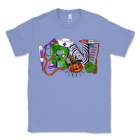 Colony Blue Halloween RN Registered Nurse Classic Tee - LillyAllenDesigns