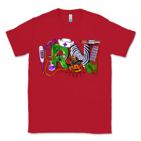 Red Halloween RN Registered Nurse Classic Tee - LillyAllenDesigns