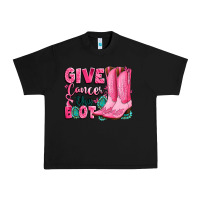 Black give cancer the boot Urban Heavy Tee - LillyAllenDesigns