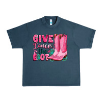 Midnight Navy give cancer the boot Urban Heavy Tee - LillyAllenDesigns