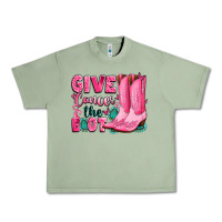 Oil Green give cancer the boot Urban Heavy Tee - LillyAllenDesigns