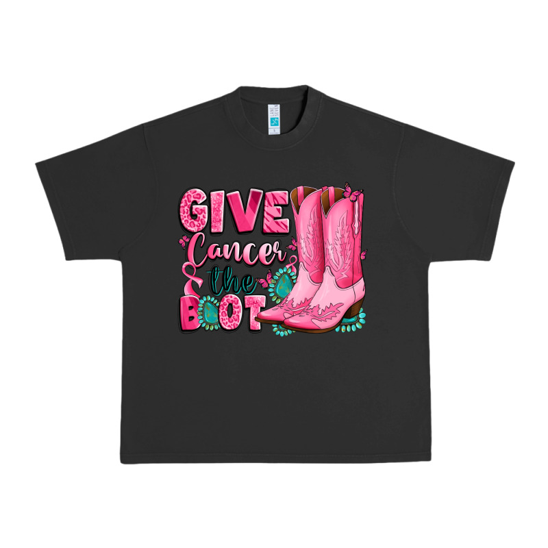 Give Cancer The Boot Urban Heavy Tee by LillyAllenDesigns | Teevron
