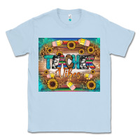 Dusty Blue teacher vibes tumbler Classic Tee - BundleAndBundleShop