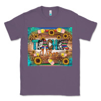 Lavender teacher vibes tumbler Classic Tee - BundleAndBundleShop