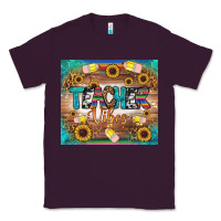 Plum teacher vibes tumbler Classic Tee - BundleAndBundleShop