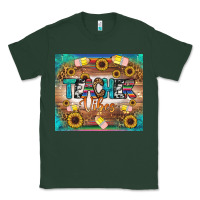 Sports Green teacher vibes tumbler Classic Tee - BundleAndBundleShop
