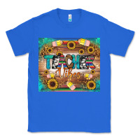True Royal teacher vibes tumbler Classic Tee - BundleAndBundleShop