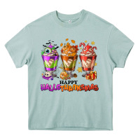 Arona Happy Hallothanksmas coffee cups Heavy Core Tee - NancyCooperArtShop