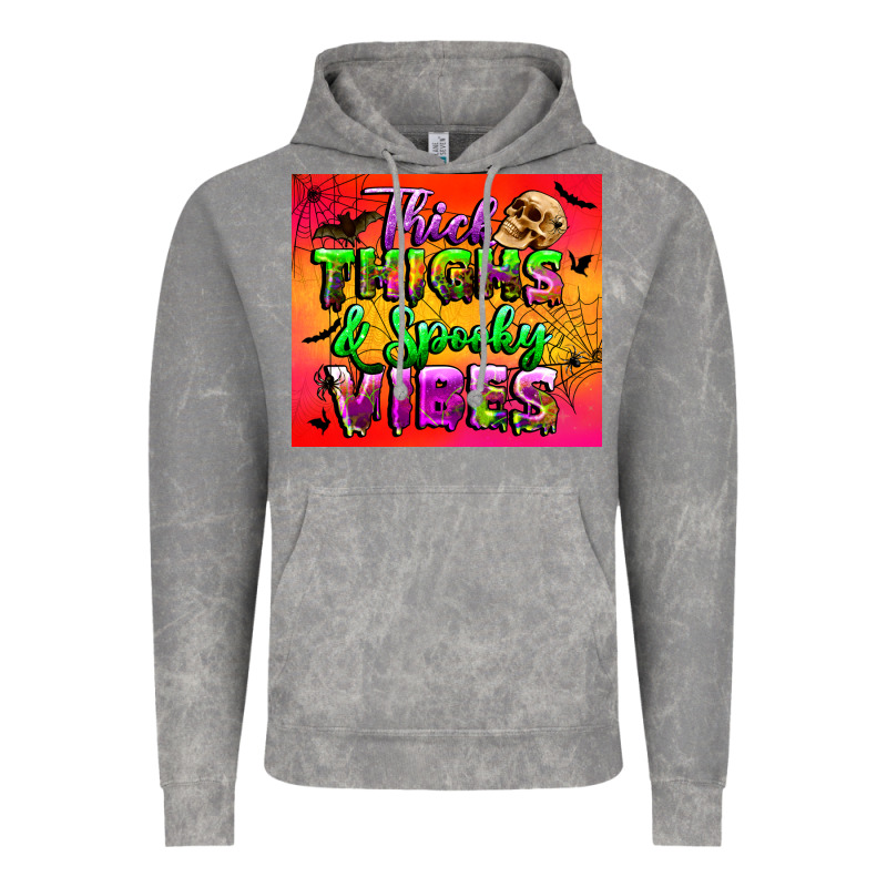 Thick Thighs And Spooky Vibes Tumbler Vintage Hoodie by BundleAndBundleShop | Teevron