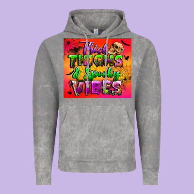 Thick Thighs And Spooky Vibes Tumbler Vintage Hoodie Designed By Bundleandbundleshop