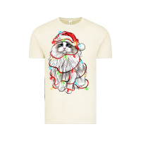 Vintage Arctic christmas ragdoll cat Vintage Tee - LillyAllenDesigns