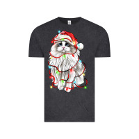 Vintage Black christmas ragdoll cat Vintage Tee - LillyAllenDesigns