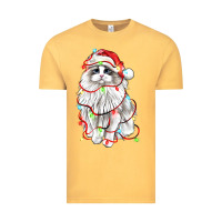 Vintage Mustard christmas ragdoll cat Vintage Tee - LillyAllenDesigns