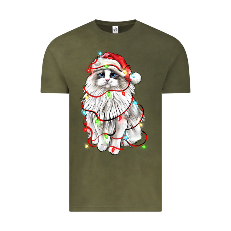 Christmas Ragdoll Cat Vintage Tee by LillyAllenDesigns | Teevron