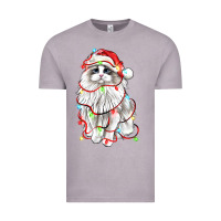Vintage Zinc christmas ragdoll cat Vintage Tee - LillyAllenDesigns