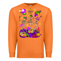 Carrot Mardi Gras Skeletons Premium Sweatshirt - BundleAndBundleShop