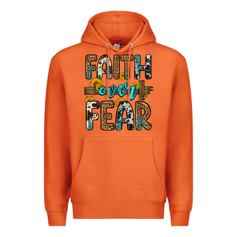 Faith Over Fear Premium Hoodie by OliviaCreatesArt | Teevron