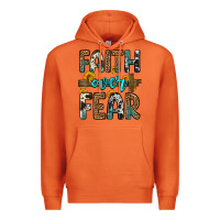 Carrot faith over fear Premium Hoodie - OliviaCreatesArt