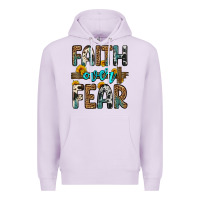 Lilac faith over fear Premium Hoodie - OliviaCreatesArt