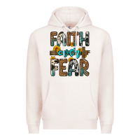 Pale Pink faith over fear Premium Hoodie - OliviaCreatesArt