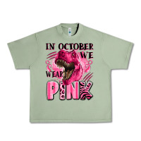 Oil Green in october we wear pink dinosaur Urban Heavy Tee - LillyAllenDesigns
