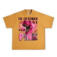 Peanut Butter in october we wear pink dinosaur Urban Heavy Tee - LillyAllenDesigns