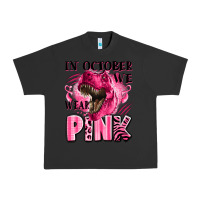 Pigment Black in october we wear pink dinosaur Urban Heavy Tee - LillyAllenDesigns