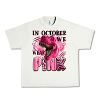 Pistachio in october we wear pink dinosaur Urban Heavy Tee - LillyAllenDesigns
