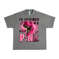 Tornado in october we wear pink dinosaur Urban Heavy Tee - LillyAllenDesigns