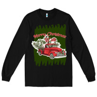 Black merry christmas y'all truck Long Sleeve Tee - Bettercallsaul