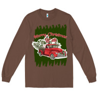 Chestnut merry christmas y'all truck Long Sleeve Tee - Bettercallsaul