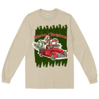 Mushroom merry christmas y'all truck Long Sleeve Tee - Bettercallsaul