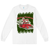 Merry Christmas Y'all Truck Long Sleeve Tee | Teevron