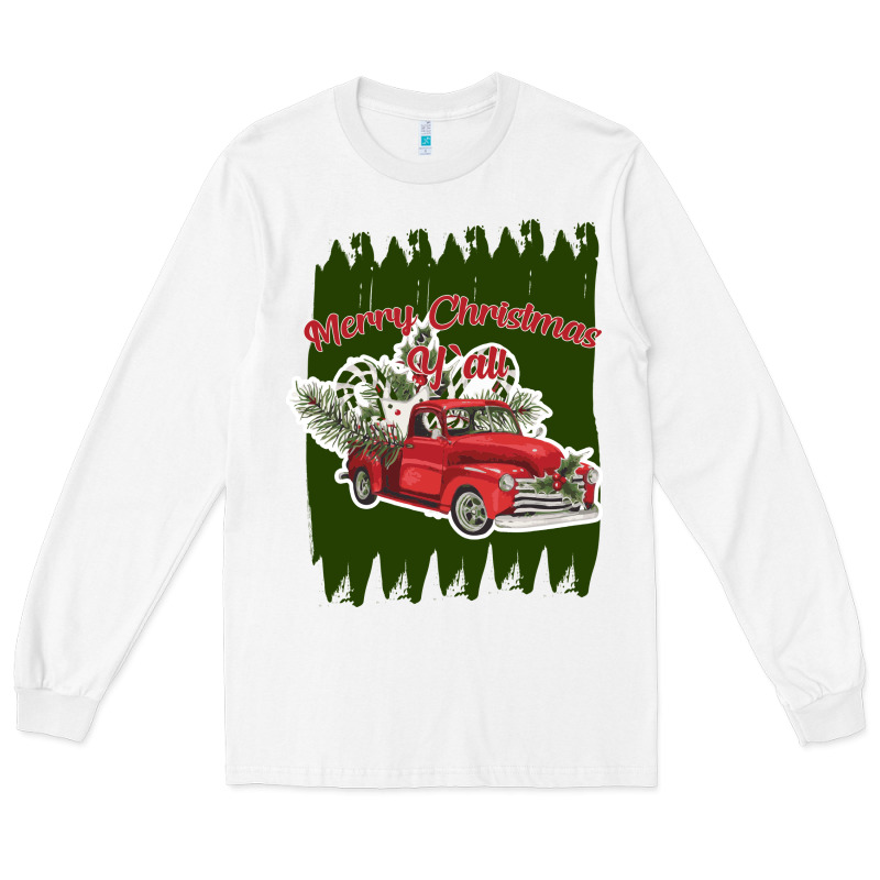 Merry Christmas Y'all Truck Long Sleeve Tee by Bettercallsaul | Teevron