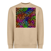 Mushroom Pride leopard seamless pattern Heavyweight Sweatshirt - NancyCooperArtShop