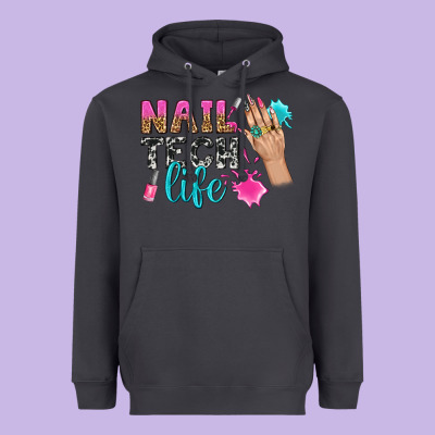 Nail Tech Life Bbs Heavyweight Hoodie Designed By Bundleandbundleshop