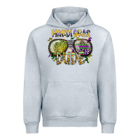 Heather Grey mardi gras dude Urban Hoodie - SublimationCraftShop