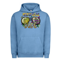 Pigment Pebble Blue mardi gras dude Urban Hoodie - SublimationCraftShop