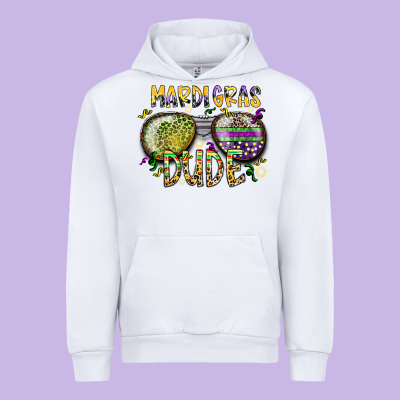 Mardi Gras Dude Urban Hoodie Designed By Sublimationcraftshop