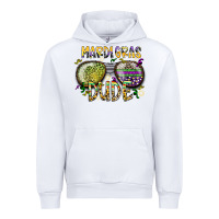 White mardi gras dude Urban Hoodie - SublimationCraftShop