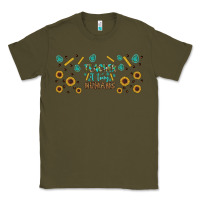 Army Green teacher of tiny humans libbey glass Classic Tee - BundleAndBundleShop