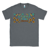 Charcoal Heather teacher of tiny humans libbey glass Classic Tee - BundleAndBundleShop