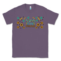 Lavender teacher of tiny humans libbey glass Classic Tee - BundleAndBundleShop