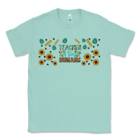 Seafoam teacher of tiny humans libbey glass Classic Tee - BundleAndBundleShop